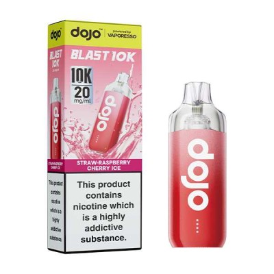 Vaporesso Dojo Blast 10K Pod Kit - Straw-Raspberry Cherry Ice